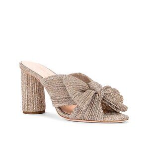Loeffler Randall Penny Knot Mules in Platinum Rose 8.5